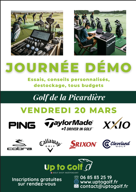 🏌️ Journée Démo au Golf de la Picardière !